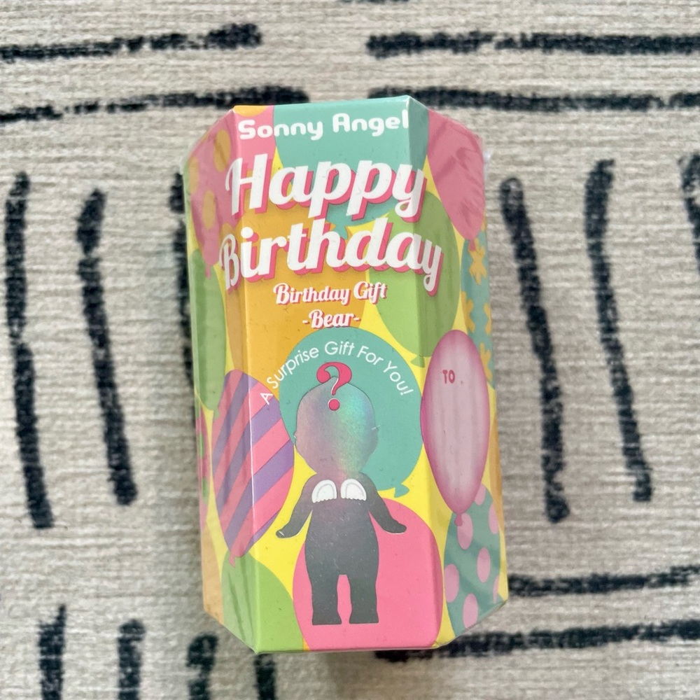 Birthday Gift Bear - Colorful Party Supplies
